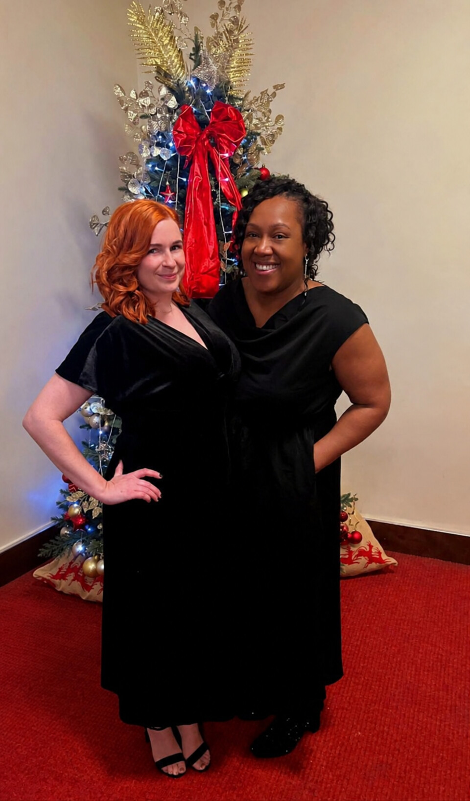 Falishia and Siobhon smiling together